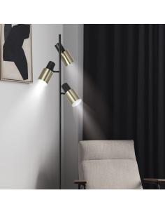 PIE SALON 3L.MAENA NEGRO-LATON 3 X 40W E-14 2