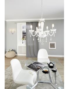 EGLO 39113 - CARPENTO Crystal Pendant Lamp in Chrome Steel and Glass 2