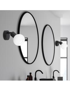 MATTE BLACK OPAL SPOTLIGHT 1 X 40W E-14 2