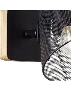 UTRECH BLACK WALL LIGHT 1 X 40W E-14 2