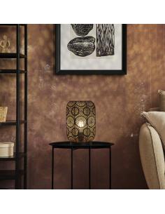 BISBE BLACK GOLD TABLE LAMP 1 X 60W E-27 2