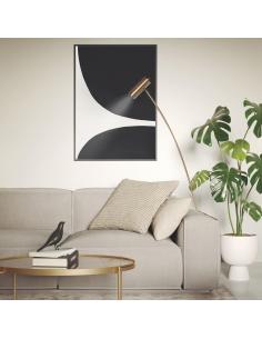 ANTIA BRASS LIVING ROOM FOOT 1 X 50W GU10 2