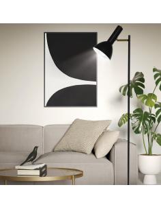 PIE SALON LUMIERE NEGRO 1 X 60W E-27 2