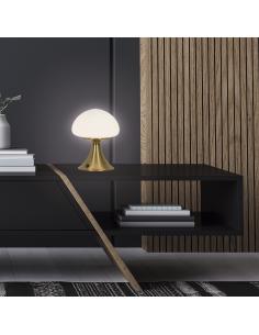 MAGRIT BRASS-OPAL TABLE LAMP 1 X 25W G-9 2