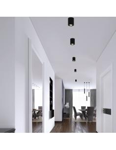 DOWN LIGHT SILOS BLACK 1 X 25W GU-10 2