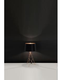 EGLO 39178 - CAMPORALE Fabric Lamp in Steel, Copper and Textile 2