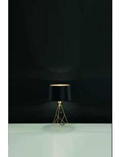 EGLO 39179 - CAMPORALE Fabric Lamp in Steel, brass and Textile 2