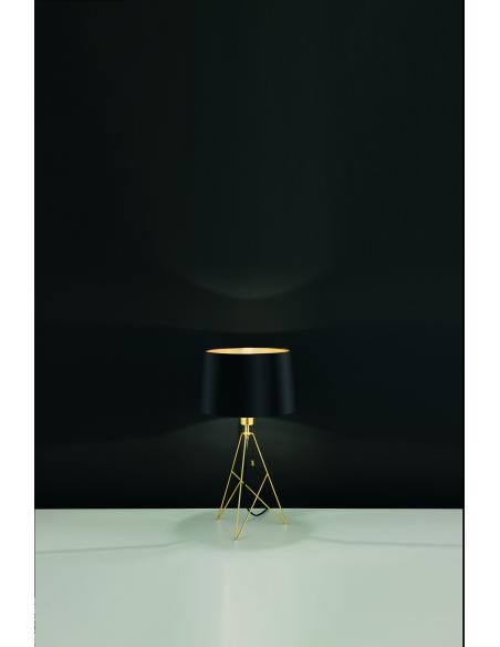EGLO 39179 - CAMPORALE Table lamp in Steel and Textile