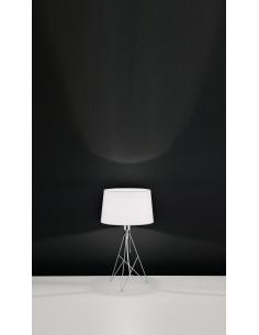 EGLO 39181 - CAMPORALE Lámpara de Tela en Acero cromo y Textil 2