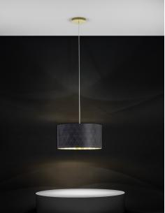 EGLO 39224 - DOLORITA Living Room Lamp in Steel, brass and Textile 2