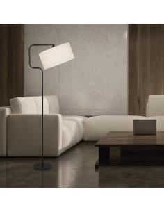 OLPRO BLACK LIVING ROOM FOOT 1 X 60W E-27 2