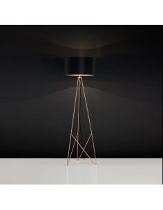 EGLO 39229 - CAMPORALE Living Room Lamp in Steel, Copper and Textile 2
