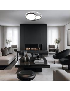 BROLO BLACK LED CEILING LIGHT 50-60W 4000K 2