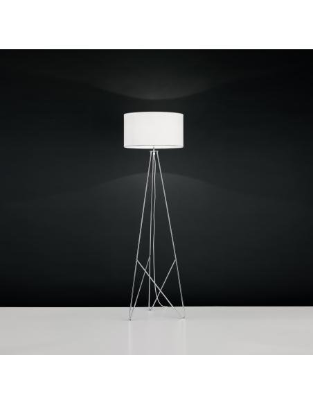 EGLO 39232 - CAMPORALE Floor lamp in Steel and Textile