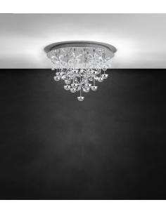 EGLO 39245 - PIANOPOLI LED ceiling light in stainless steel chrome and glass 2
