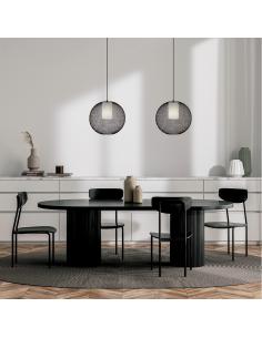 MALFA WHITE/BLACK PENDANT 1 X 60W E-27 2