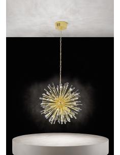 EGLO 39255 - VIVALDO 1 LED pendant lamp in Gold Steel and Glass 2