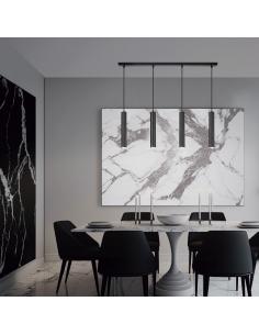REGLETA 4L. ANTIA NEGRO 4 X 40W GU-10 2