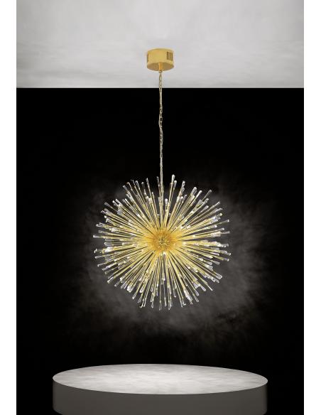 EGLO 39256 - VIVALDO 1 Pendant lamp in Steel and Glass
