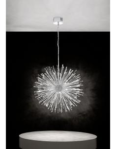 EGLO 39262 - VIVALDO 1 LED pendant lamp in Chrome Steel and Glass 2