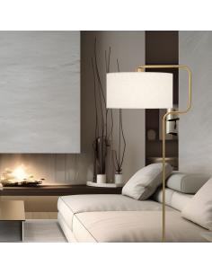 OLPHO BRASS-BEIGE LIVING ROOM FOOT 1 X 60W E-27 2
