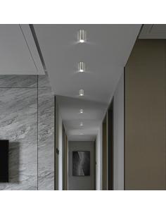DOWN LIGHT SILOS NICKEL SATIN. 1 X 25W GU-10 2