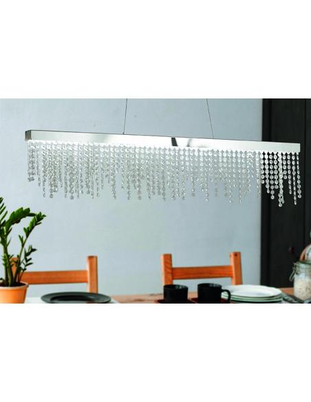 EGLO 39284 - ANTELAO Pendant lamp in Steel and Glass