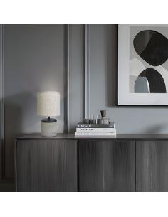 TIROL CEMENT TABLE LAMP GRAY 1 X 40W E-14 2