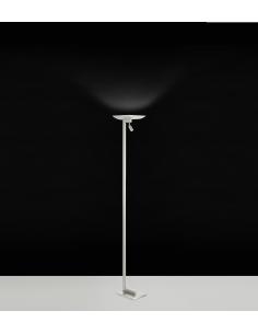 EGLO 39298 - BENAMOR LED floor lamp in matte nickel steel and glass 2