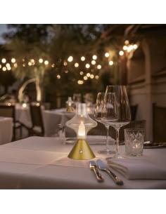 ABEL BRASS LED 2W TABLE LAMP - RECHARGEABLE BATTERY 2