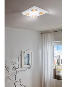 EGLO 39377 - RONZANO Foco LED en Acero, aluminio blanco, oro rosáceo 2