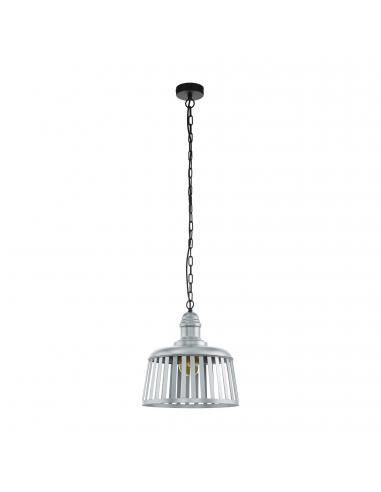 EGLO 33025 - WRAXALL 1 Living Room Lamp in black steel, silver