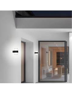OUTDOOR WALL LIGHT BOWL BLACK LED 6W 3000K - IP54 2