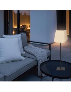 CUBE SOLAR TABLE LAMP BLACK LED 5W 3000-4000-6500K 2