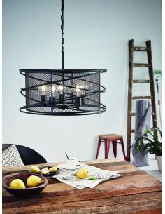 EGLO 43093 - BLACKWATER Living Room Lamp in Black Steel 2