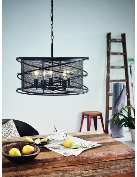 EGLO 43093 - BLACKWATER Steel Pendant Lamp