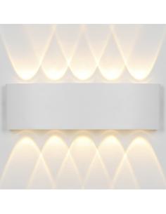 KING WHITE LED OUTDOOR WALL LIGHT 9W 1200LM 3000K - IP54 2
