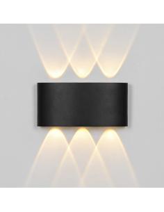 KING OUTDOOR WALL LIGHT BLACK LED 7W 500LM 3000K - IP54 2