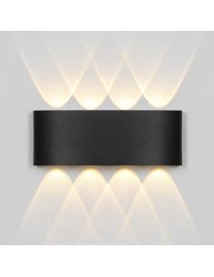 KING OUTDOOR WALL LIGHT BLACK LED 8W 700LM 3000K - IP54 2