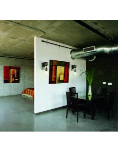 EGLO 43152 - TOWNSHEND 4 Lámpara de Salón en Acero negro, marrón 2