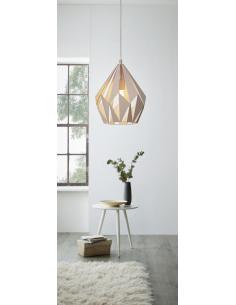 EGLO 49024 - CARLTON-P Living Room Lamp in Pastel Apricot Steel 2