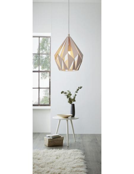 EGLO 49024 - CARLTON-P Steel Pendant Lamp
