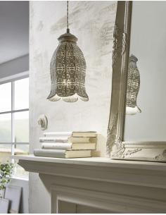 EGLO 49207 - TALBOT 1 Lámpara de Salón en Acero gris-pátina 2