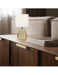 GLOW AMBER TABLE LAMP 1 X 60W E-27 2