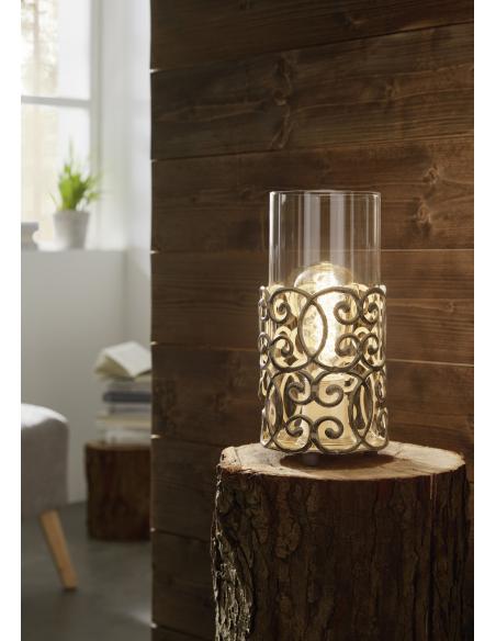 EGLO 49274 - CARDIGAN Table Lamp in Steel and Glass