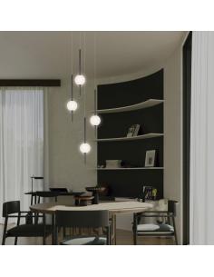 LANUVIO BLACK LED PENDANT 7W 420LM 4000K 2