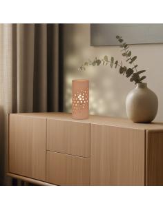 TERRACOTTA LAVA TABLE LAMP 1 X 40W E-14 2