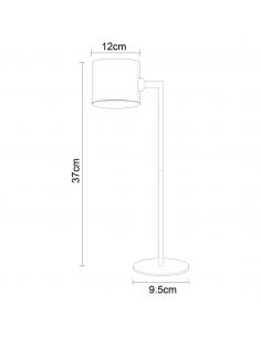 SOBREMESA LOJAN BLANCO LED 5W - BATERIA RECARGABLE 2