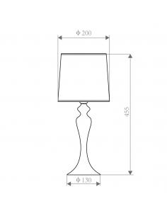 LOLA WHITE TABLE LAMP 1 X 60W E-27 2