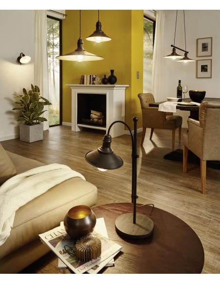 EGLO 49456 - STOCKBURY Steel Pendant Lamp